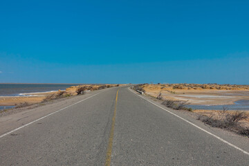 The Road to Punta Gallinas, desert, rocks and blue sky - Colombia Travel