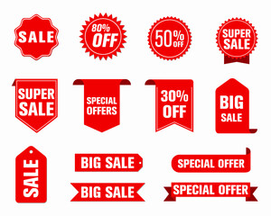 set of sale labels
