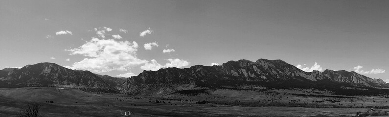 The Flatirons Rocky Mountains
