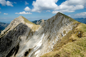 Blick auf Friederspitz und Frieder