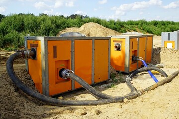 Vakuumaggregate zur Wasserabsenkung