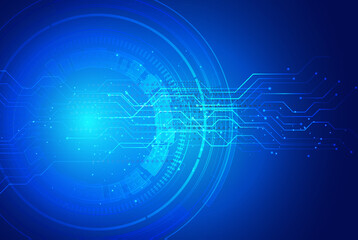futuristic digital cyber technology concept background
