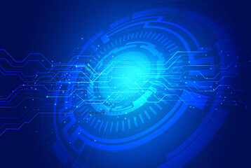 futuristic digital cyber technology concept background
