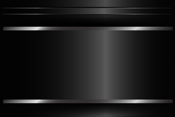 abstract metallic black frame layout modern tech design template background