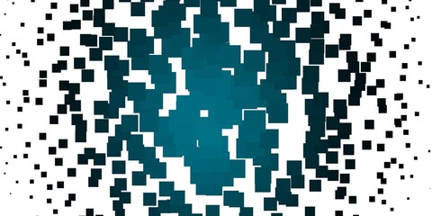 Fototapeta premium Light BLUE vector pattern in square style. Modern design with rectangles in abstract style. Pattern for websites, landing pages.