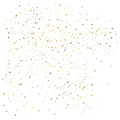 Gold stars. Confetti celebration. Festival decor.