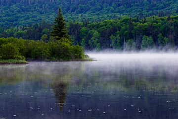 Mont Tremblant national park in summer 