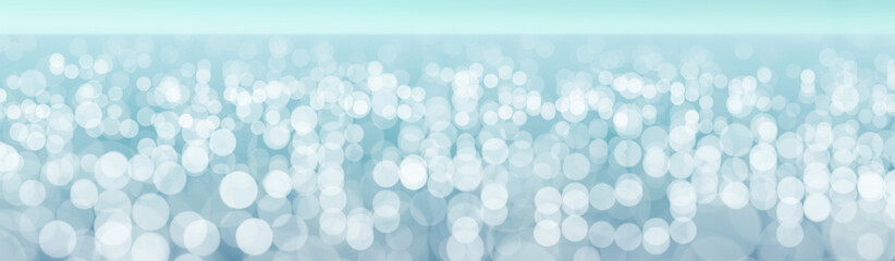Sea background panoramic. Blurry texture sea bokeh. 