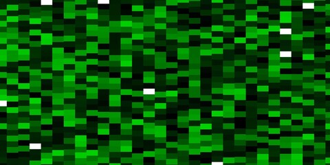 Dark Green vector template in rectangles. Modern design with rectangles in abstract style. Modern template for your landing page.