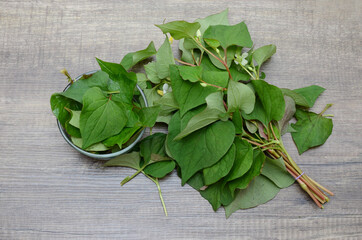 Houttuynia leaf. Ingredient, delicious