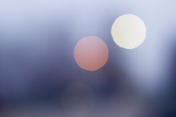 Colorful blue foggy surface, abstract copy space bokeh background, Abstract noise grain effect.