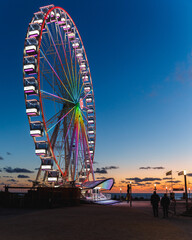Fototapeta premium Sonnenuntergang Zandvoort Strand