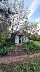 old little church in the forest