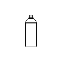 Aerosol icon. Line style. Vector illustration.