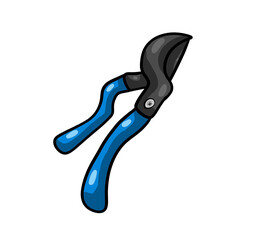 Cartoon Stylized Blue Wrench