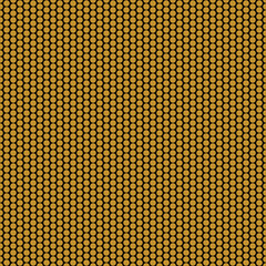 Golden seamless pattern. Line of polka dot pattern in gold. Vector.