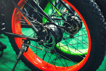 electric bicycle motor inside the wheel