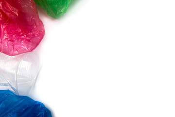 Fototapeta premium organic disposable kitchenware utensils, glass bottle, eco bag on wooden background. ecology, zero waste, no plastic concept. flat lay, top view.