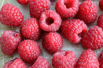 raspberry fruit background