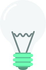 light bulb icon vector
