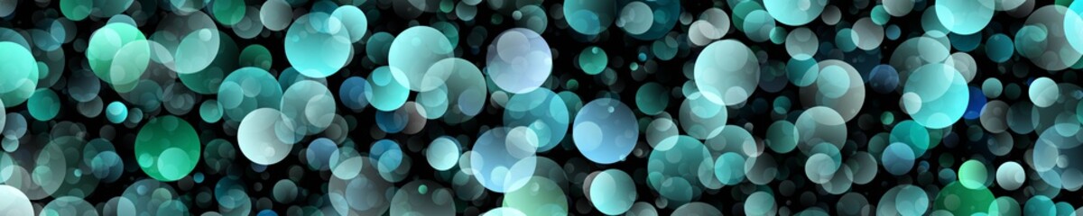 Fantastic bubble panorama background design illustration