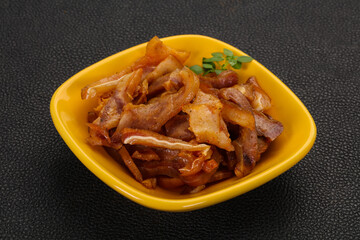 Pork ear snack