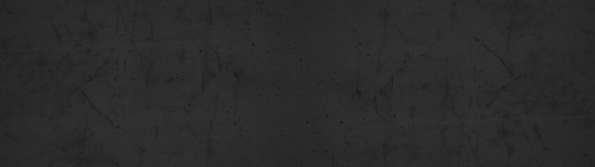 Black stone concrete texture background anthracite panorama banner long 