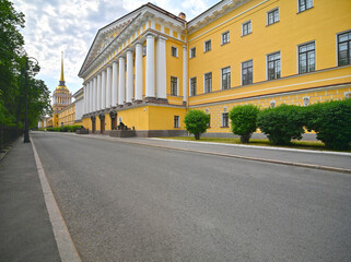 Russia, Saint Petersburg, Admiralty, beautiful building