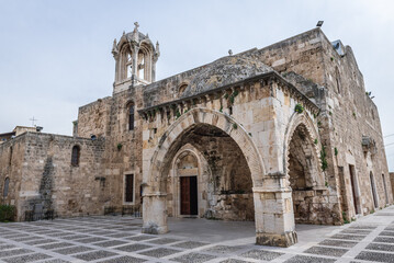 Fototapeta na wymiar St John Marcus Maronite Church in Byblos, Lebanon, one of the oldest city in the world