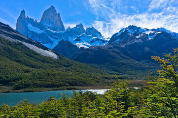 Fototapeta na wymiar Monte Fitz Roy, Patagonia, Argentina, South America