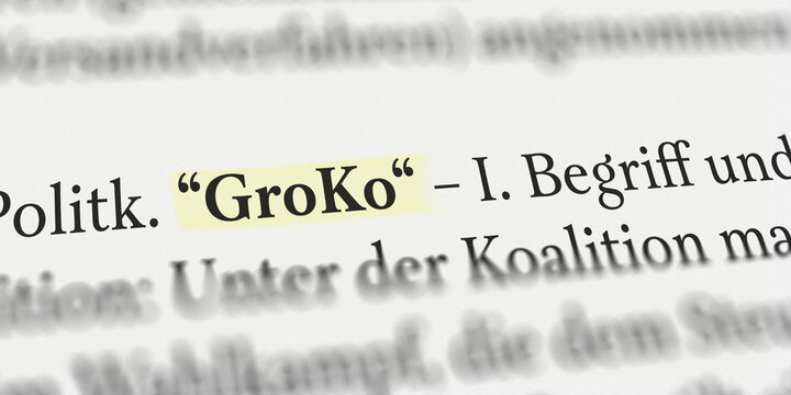 Groko, Gro&szlig;e Koalition