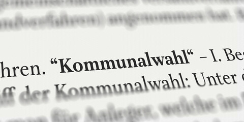 Kommunalwahl