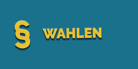 Wahlen