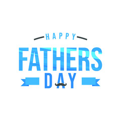 Vector Happy Fathers Day Text, Lettering Happy Fathers Day, Happy Fathers Day design illustrations for background.