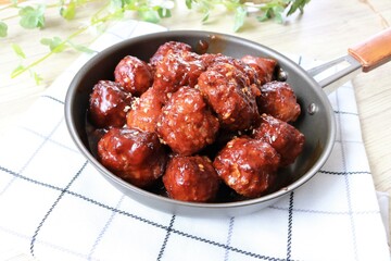 肉団子の甘酢あん