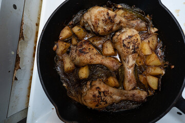 pan roasted chicken dish