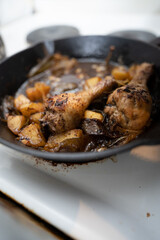 pan roasted chicken dish