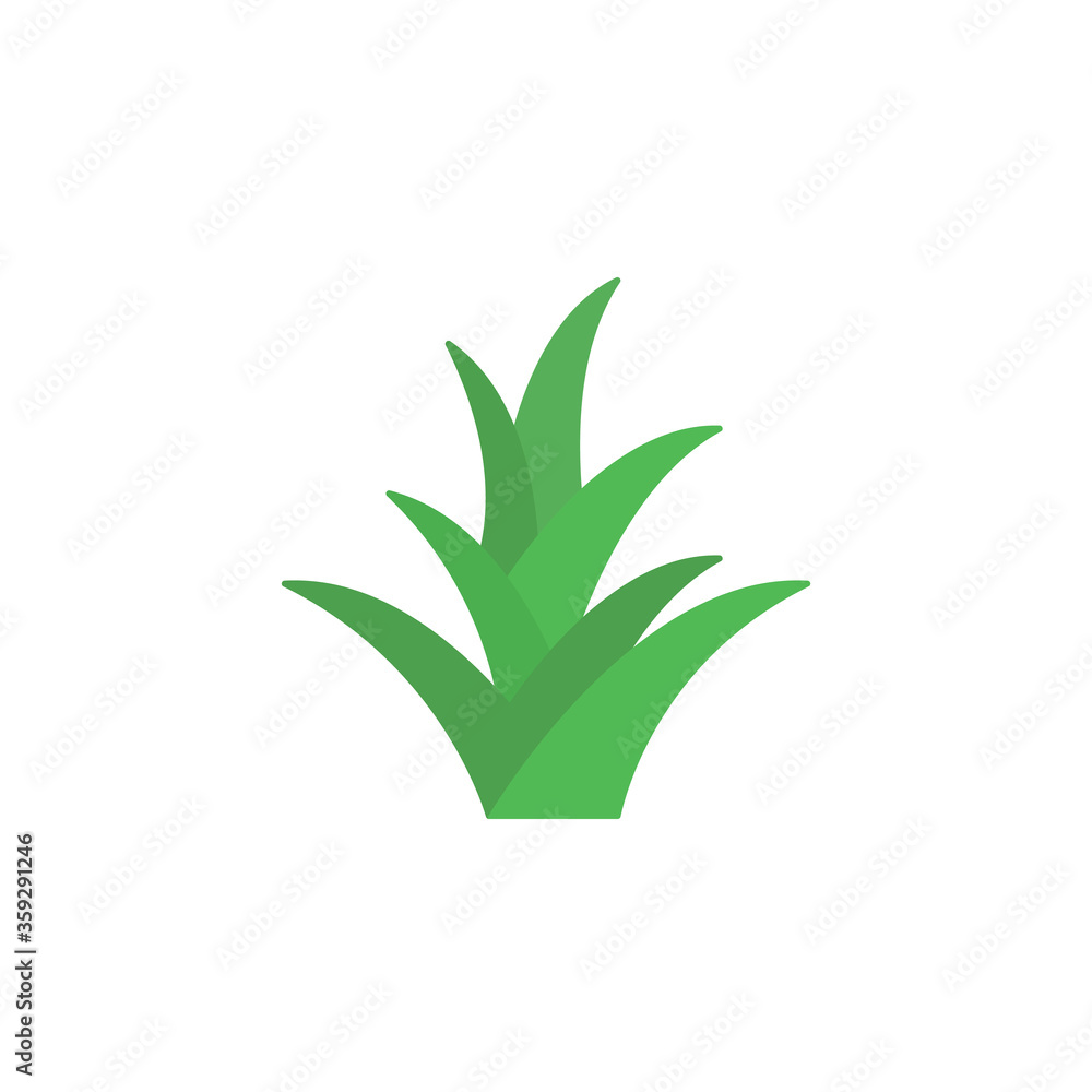 Poster bromeliaceae leaf icon. simple color vector elements of botanicals icons for ui and ux, website or m