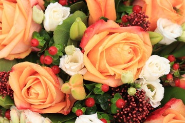 Flower arrangement for a wedding