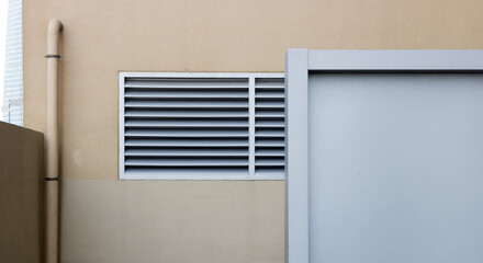 Modern steel technical surface, architecture concepts