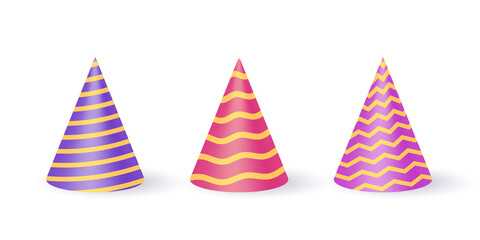 Fototapeta premium Cap for birthday party, new year party celebration