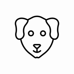 Outline dog icon.Dog vector illustration. Symbol for web and mobile
