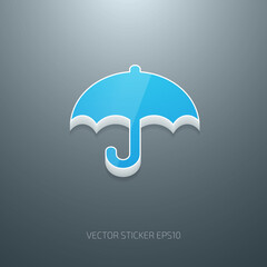 vector umbrella 3d icon