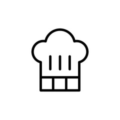Chef hat concept line icon. Simple element illustration. Chef hat concept outline symbol design from Italy set. Can be used for web and mobile