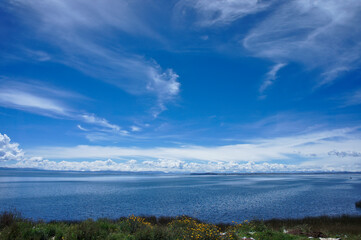 Obraz premium Titicaca Lake view, Bolivia, South America