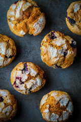Blueberry muffins