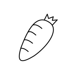 にんじん(線画)