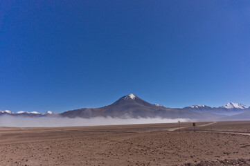 Fototapeta na wymiar White lake, Altiplano Lakes, Bolivia, South America