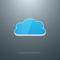 vector cloud icon