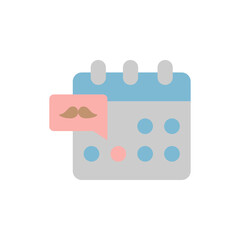 Calendar icon. Simple color vector elements of cultural activities icons for ui and ux, website or mobile application
